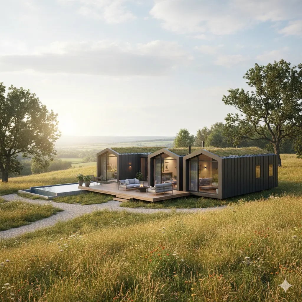 Modular home in nature
